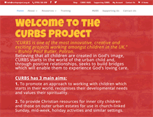 Tablet Screenshot of curbsproject.org.uk